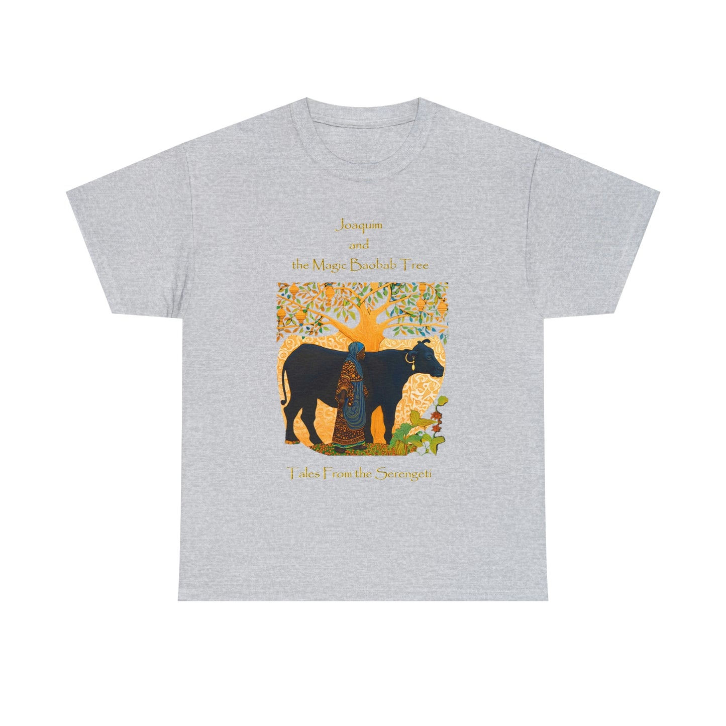 Unisex Heavy Cotton Tee from our From our book series Tales from the Serengeti by Robert Roberson