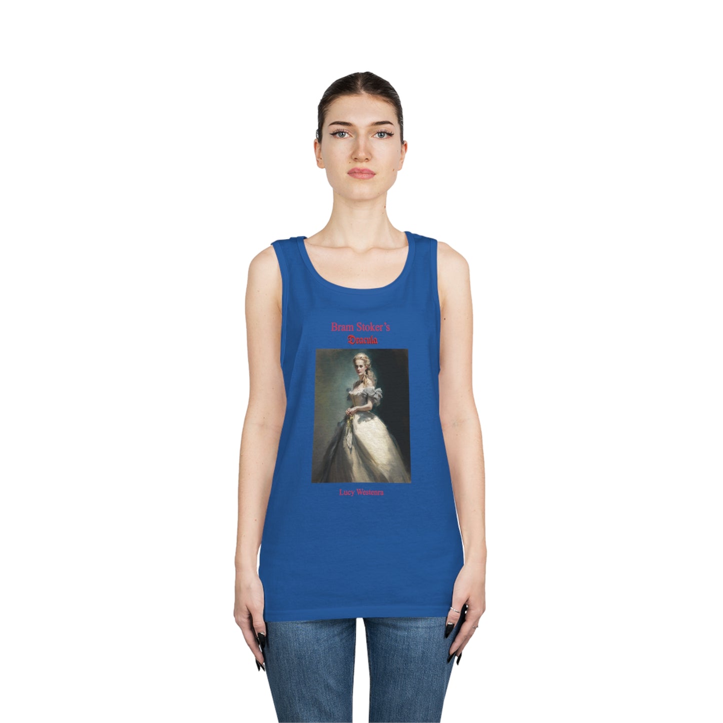 Unisex Heavy Cotton Tank Top -Dracula