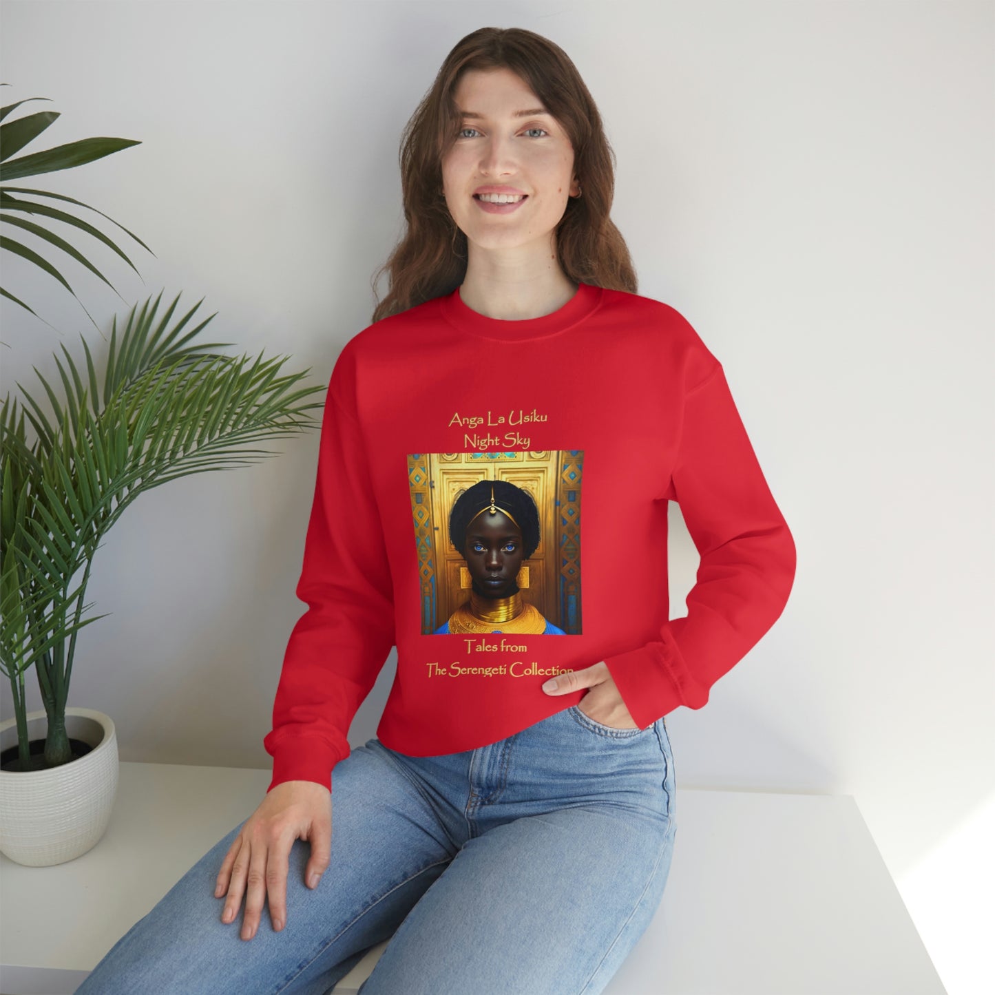 Unisex Heavy Blend™ Crewneck Sweatshirt - Tales from the Serengeti