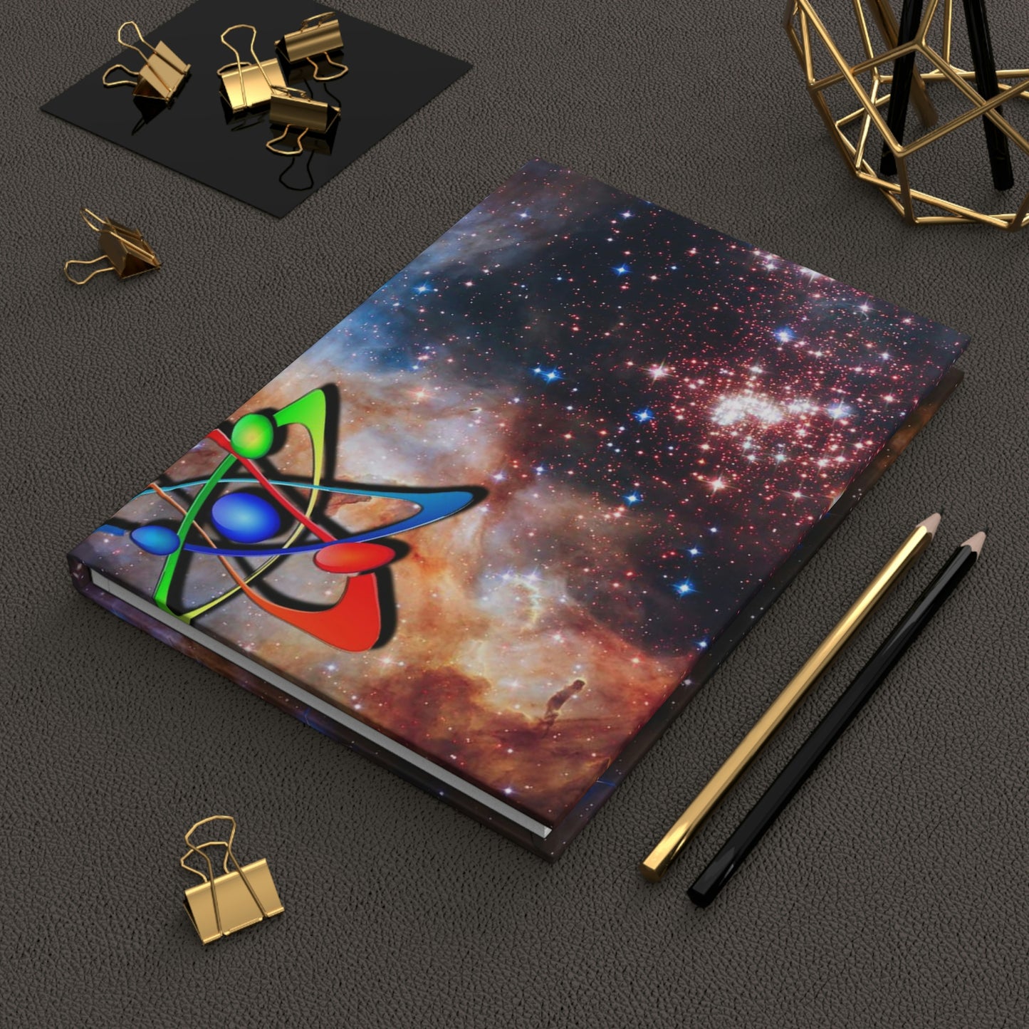 Nebula + Atoms Hardcover Journal Matte