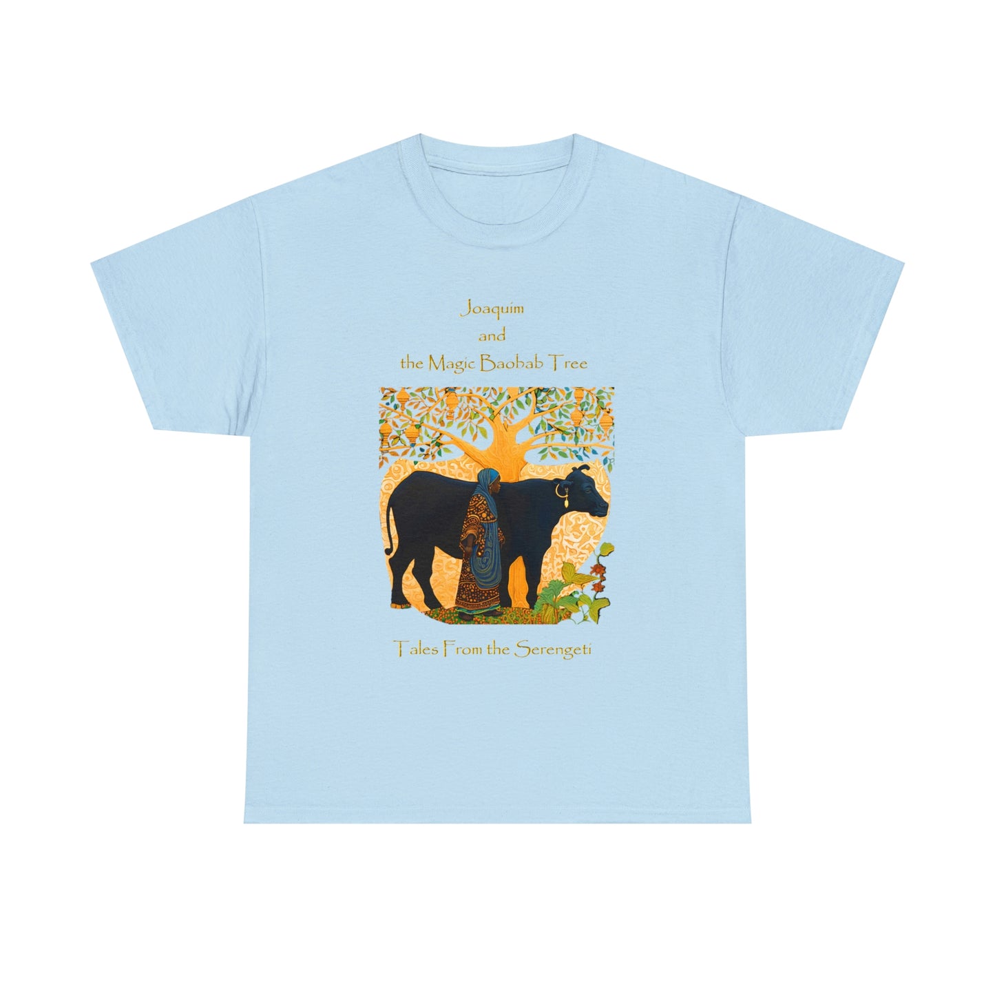 Unisex Heavy Cotton Tee from our From our book series Tales from the Serengeti by Robert Roberson