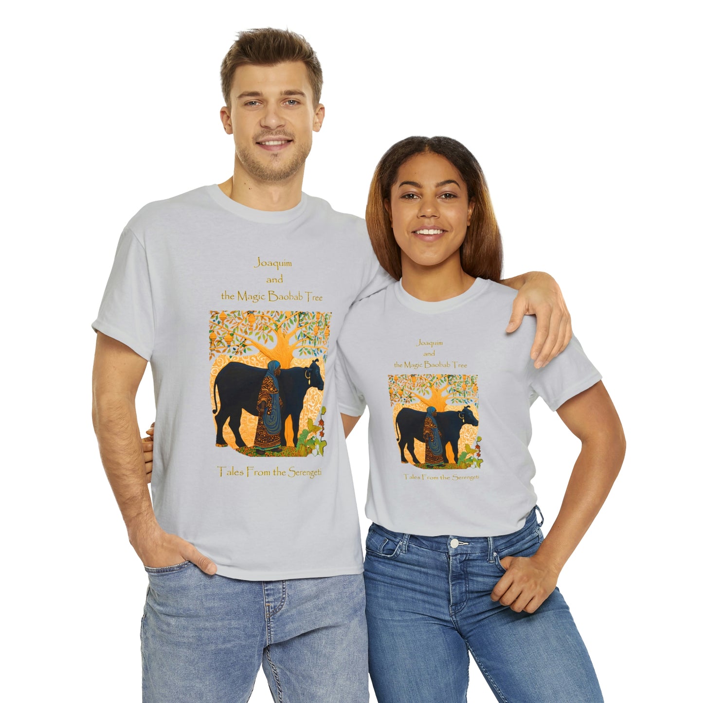 Unisex Heavy Cotton Tee from our From our book series Tales from the Serengeti by Robert Roberson