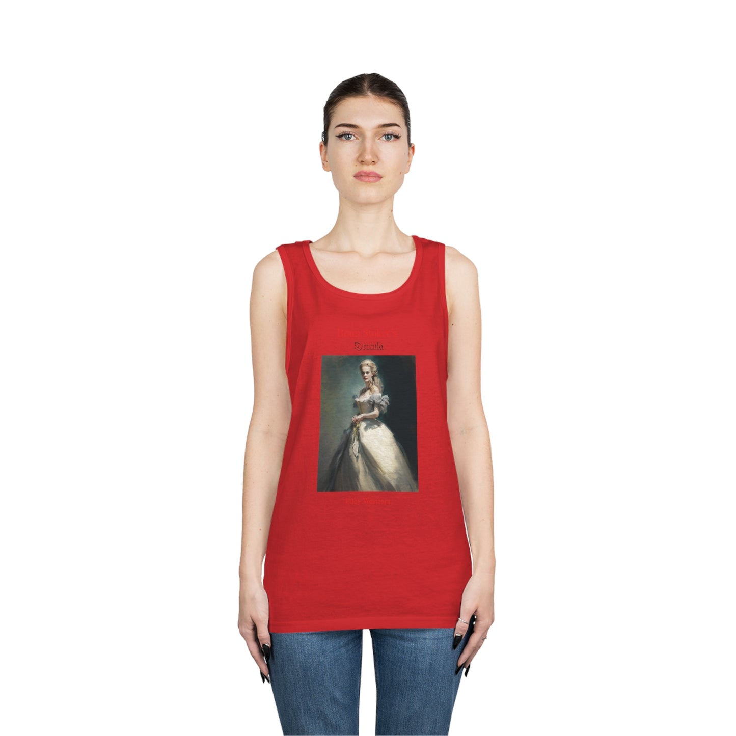 Unisex Heavy Cotton Tank Top -Dracula