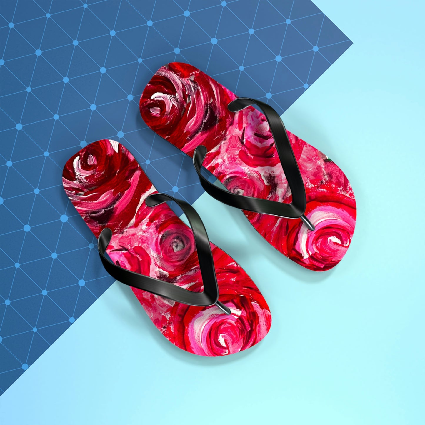 Flip Flops - Roses