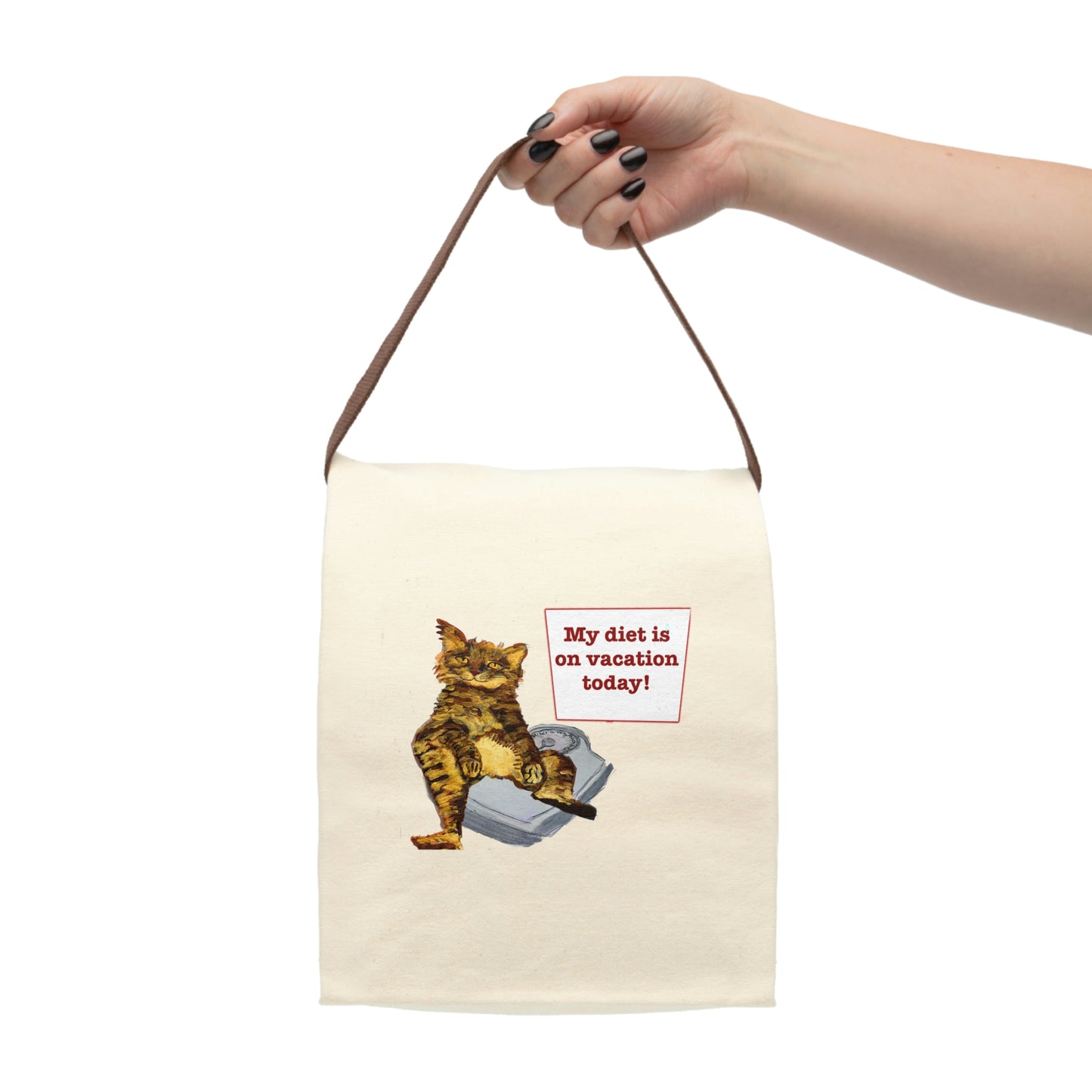 Canvas Lunch Bag With Strap- from Peter the Great is Overweight