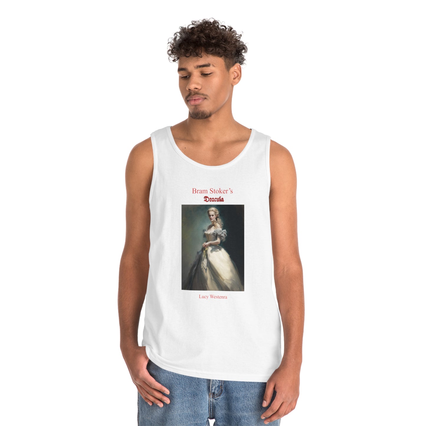 Unisex Heavy Cotton Tank Top -Dracula