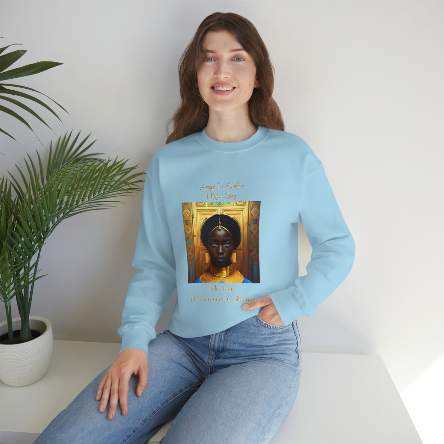 Unisex Heavy Blend™ Crewneck Sweatshirt - Tales from the Serengeti