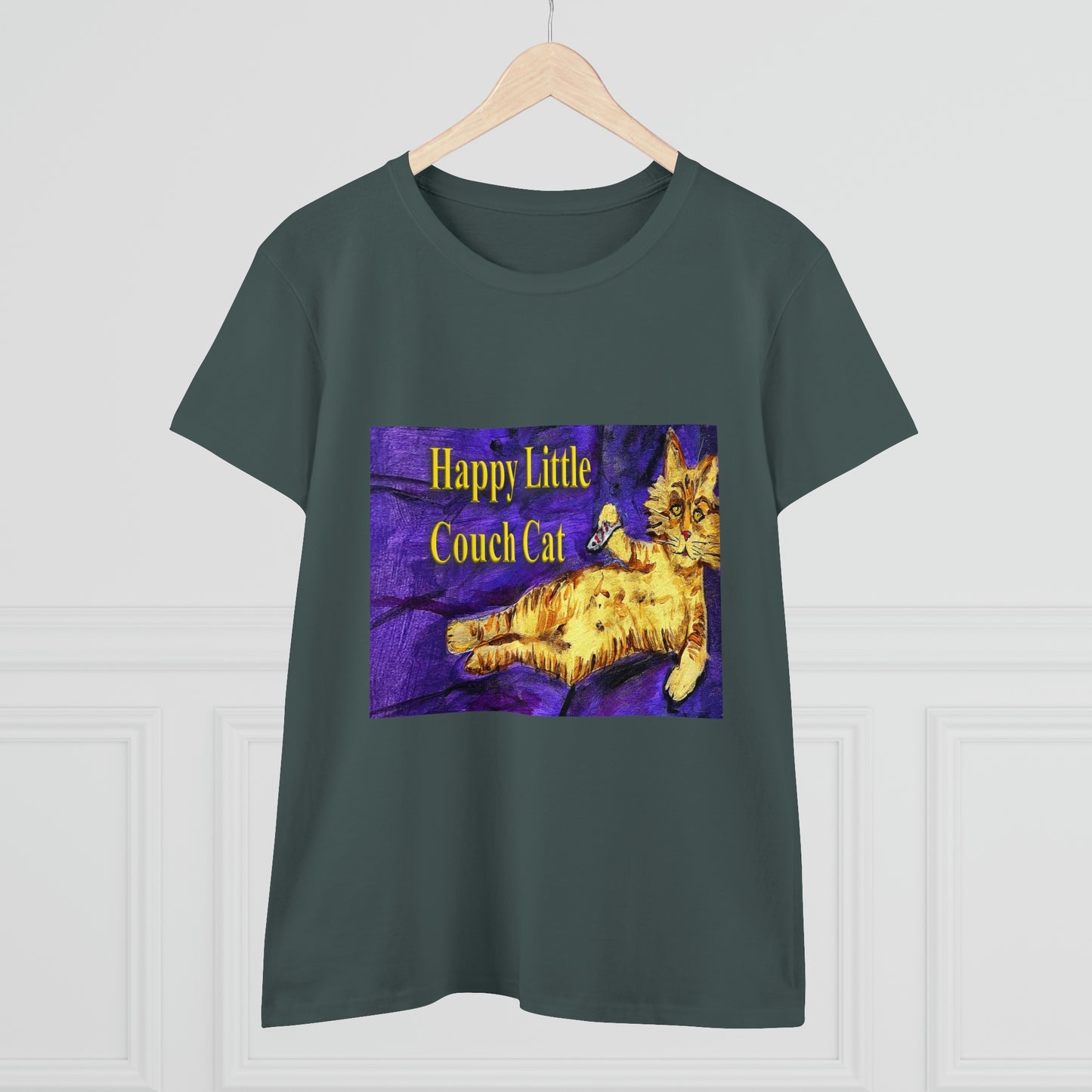 Women's Midweight Cotton Tee - Peter the Great is Overweight