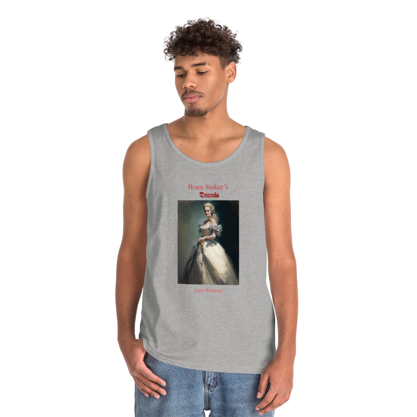 Unisex Heavy Cotton Tank Top -Dracula