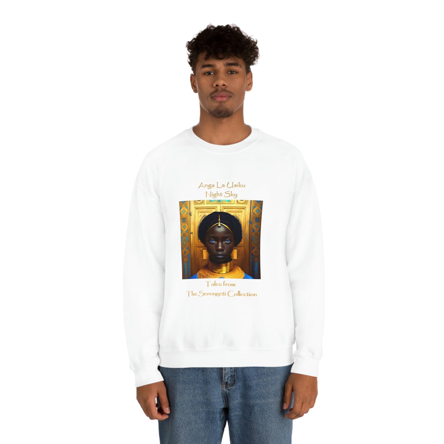 Unisex Heavy Blend™ Crewneck Sweatshirt - Tales from the Serengeti