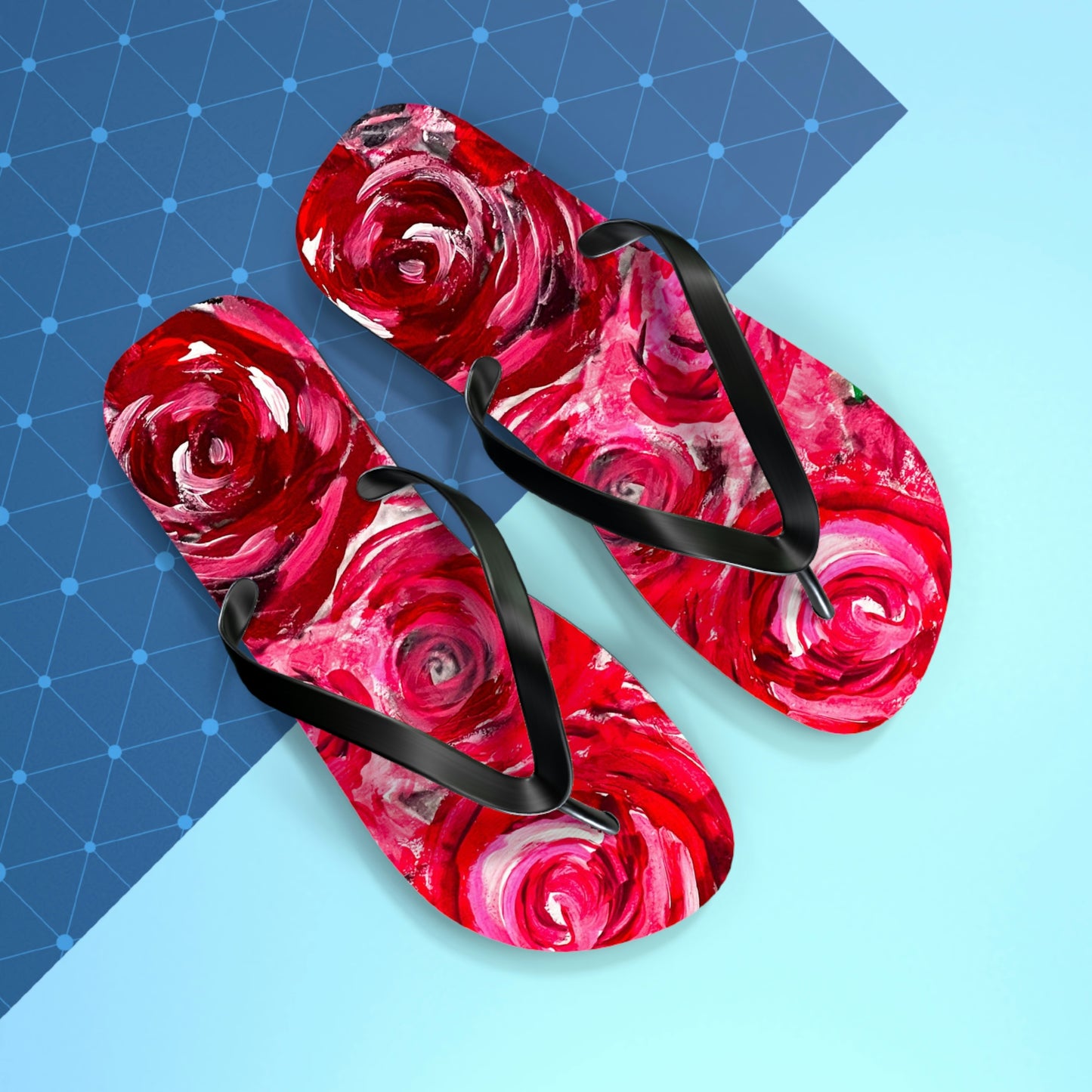 Flip Flops - Roses