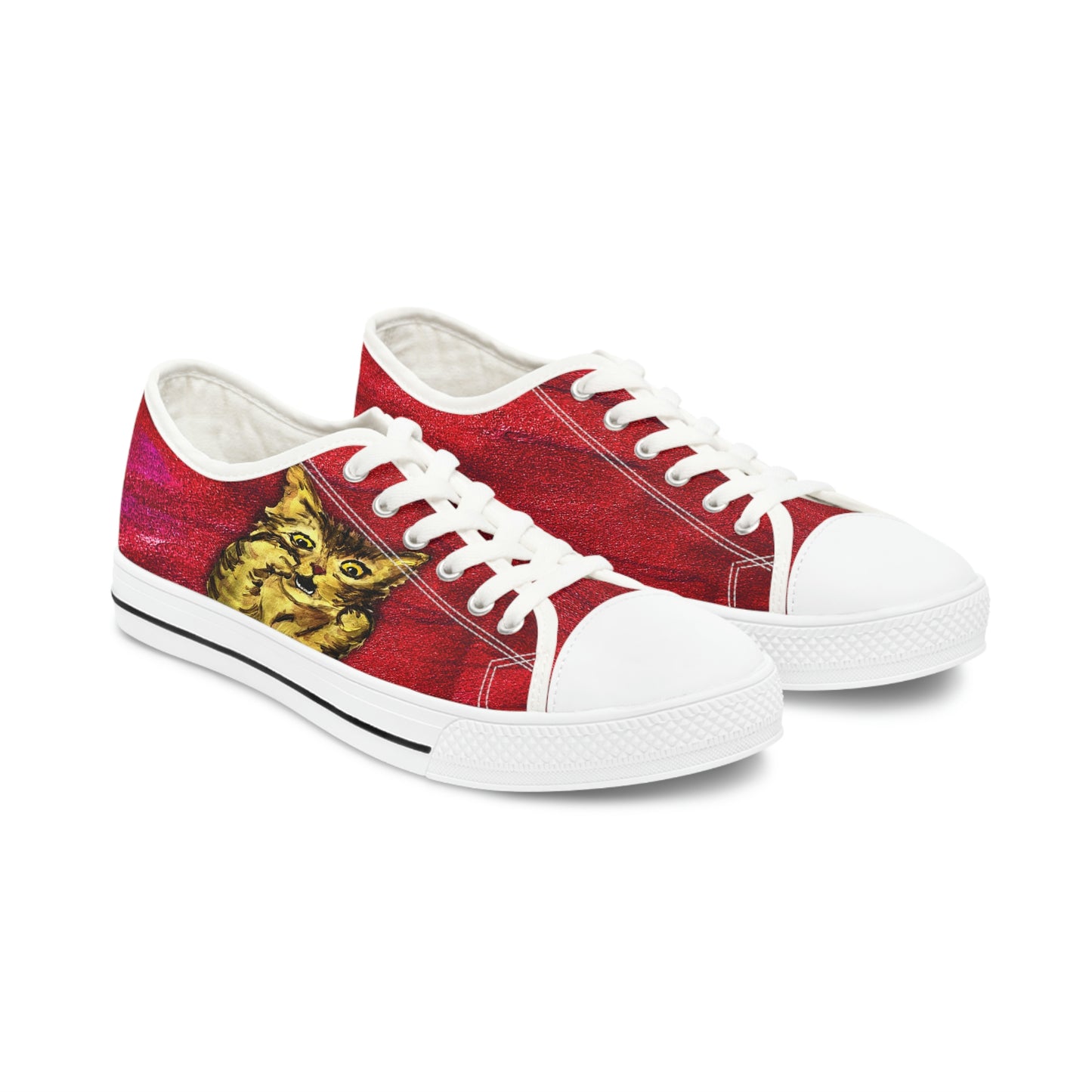 Women's Low Top Sneakers - Peter the Great is Overweight