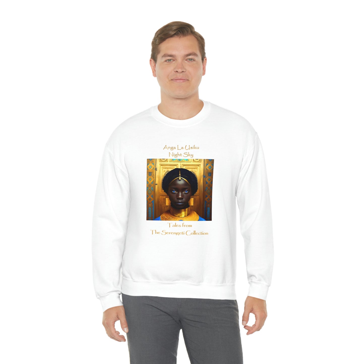 Unisex Heavy Blend™ Crewneck Sweatshirt - Tales from the Serengeti