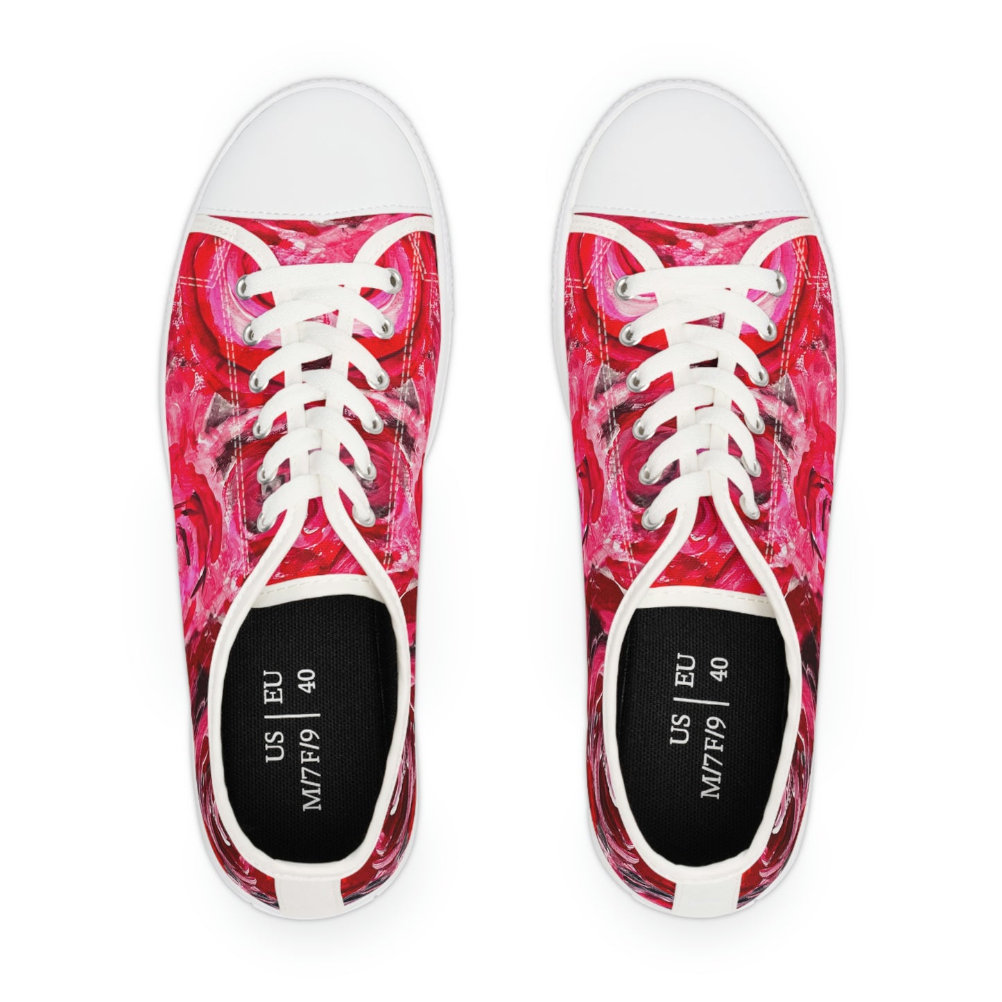 Women's Low Top Sneakers - Swag Roses