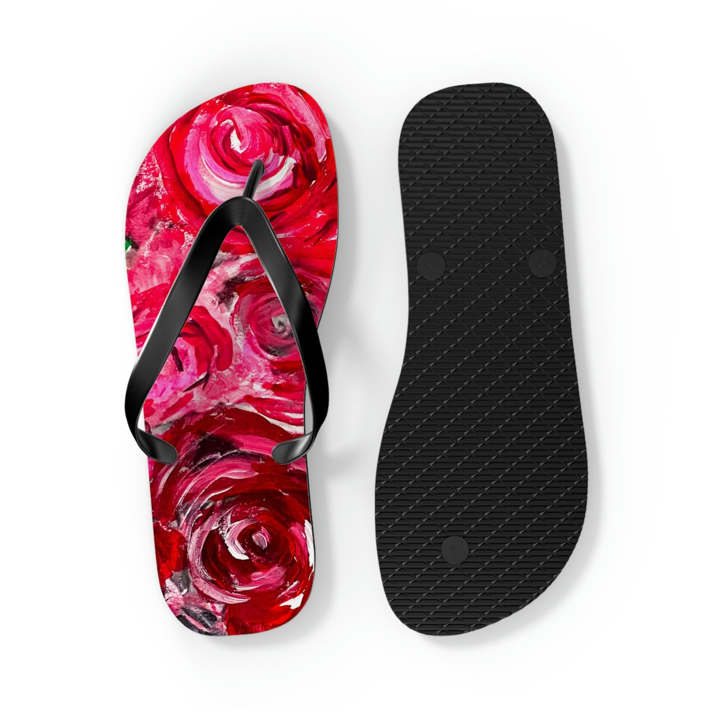 Flip Flops - Roses