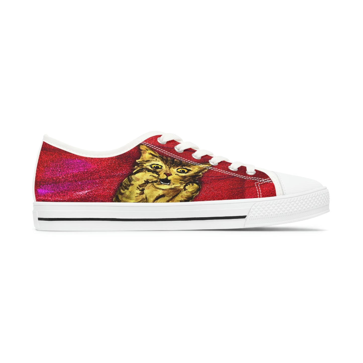 Women's Low Top Sneakers - Peter the Great is Overweight